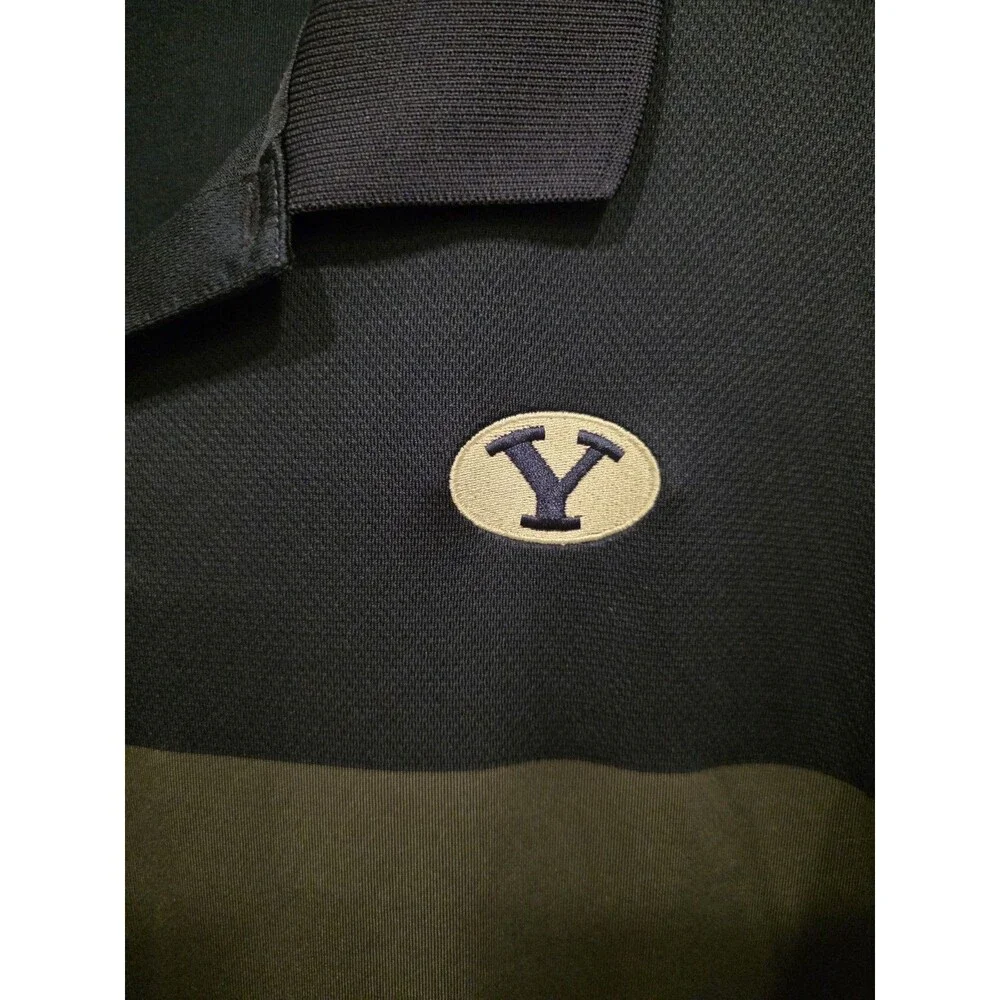 Nike Yale University Embroidered Navy Polo Shirt Size 2XL